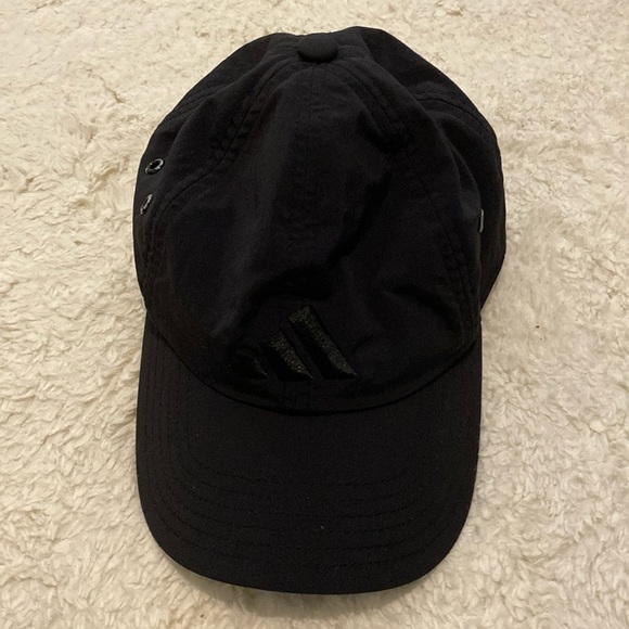 ❤️ Adidas Influence 3 Hat Black NWOT - Picture 2 of 5
